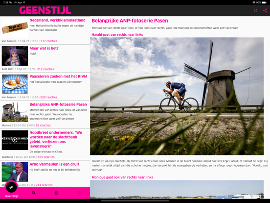 GeenStijl - Heersend Weblog iPad app afbeelding 1