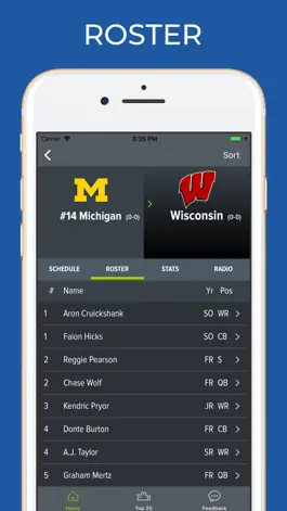 Game screenshot Wisconsin Football Schedules hack