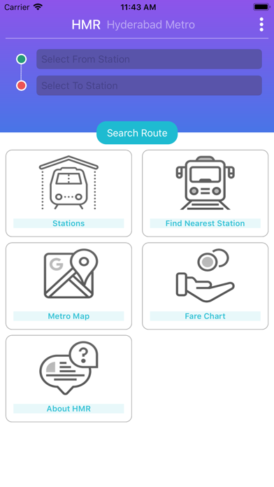 Screenshot #2 pour HMR Hyderabad Metro