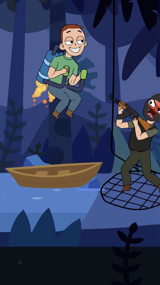#4. Survive In The Jungle (iOS) Podle: Bidogames