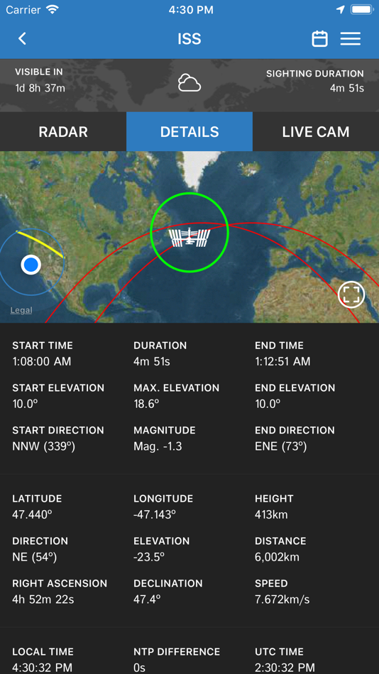 #1. ISS Detector (iOS) 由: Derk Vrijdag