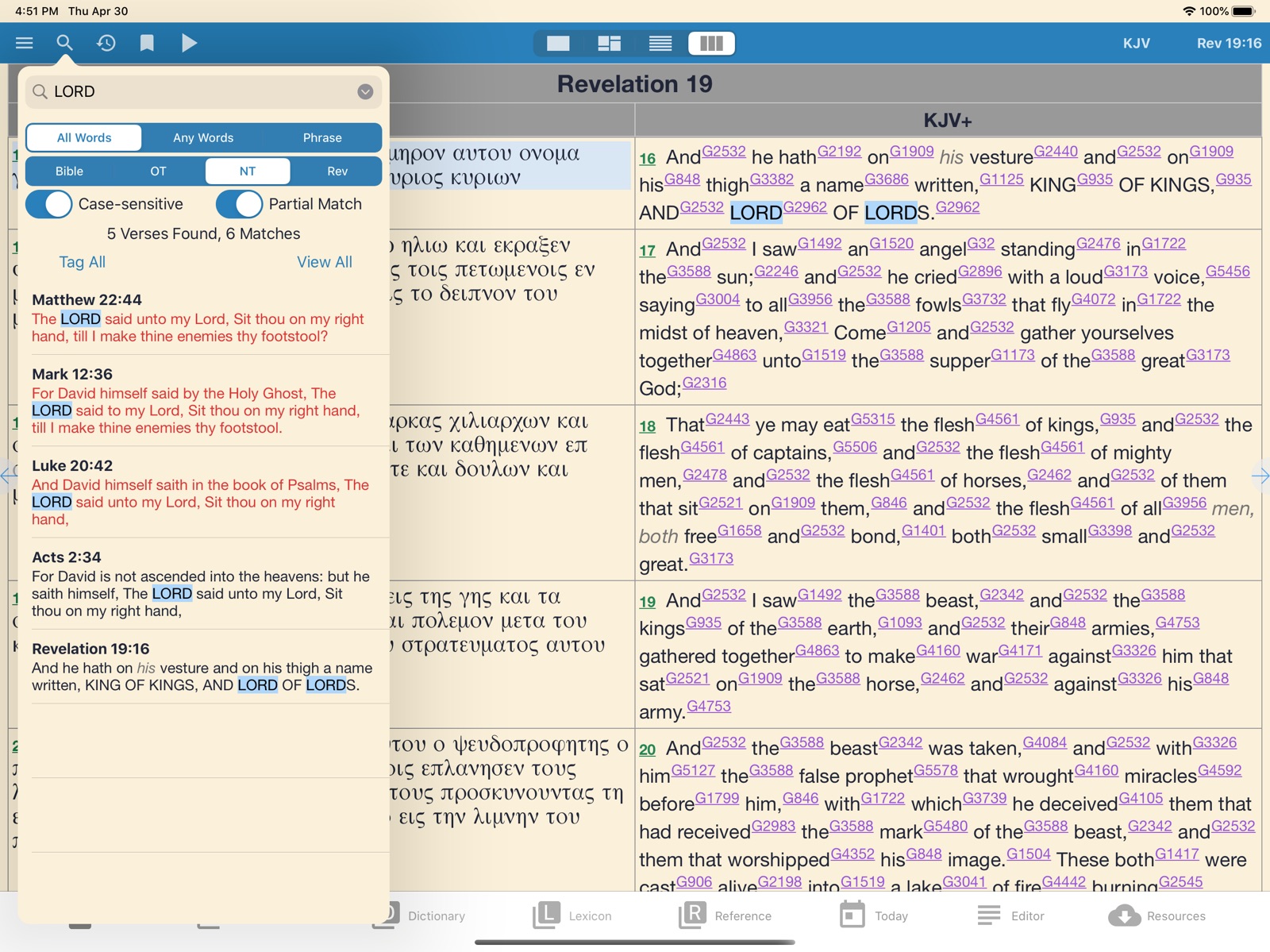 e-Sword HD: Bible Study to Go ipad screenshot 2
