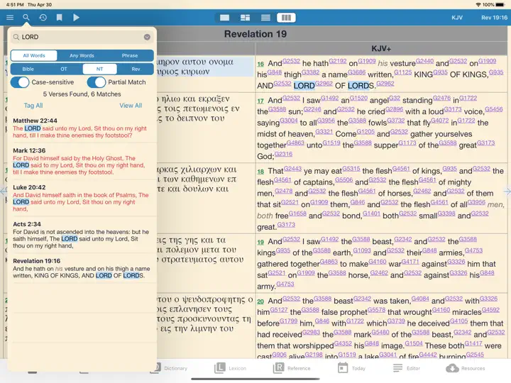 Captura de pantalla de E-Sword HD: Bible Study To Go en iPhone 2