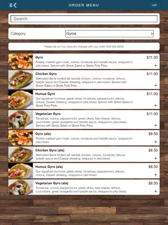 Greek Islands Cuisine iPad screenshot 2 - Food & Drink app