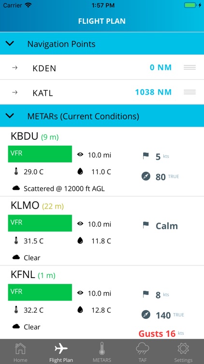 Aviation Weather - METARs/TAFs