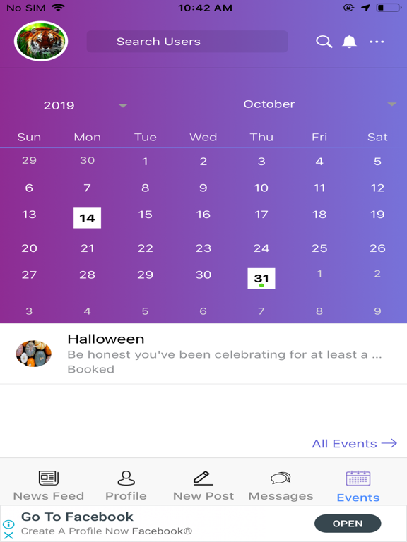 Like Minded App iPad screenshot 9 - Social Networking app