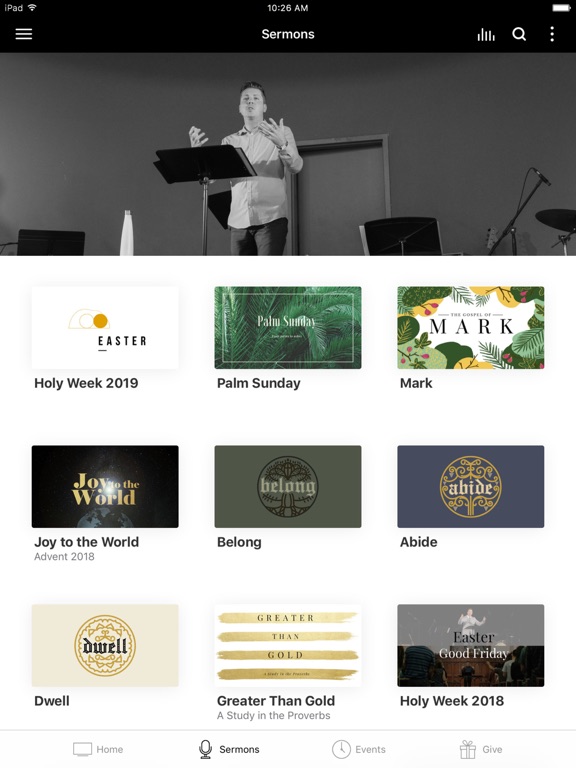 Reality Church Stockton iPad screenshot 2 - Lifestyle app