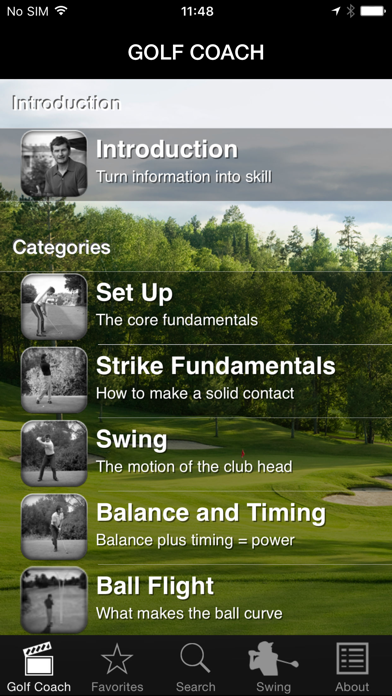 Golf Coach by Dr Noel Rousseau Screenshot