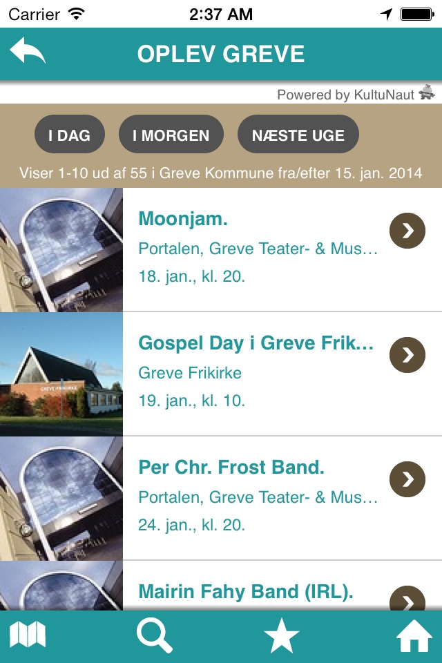 Oplev Greve screenshot 3