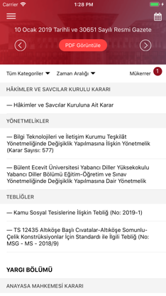 T.C. Resmi Gazete screenshot 2