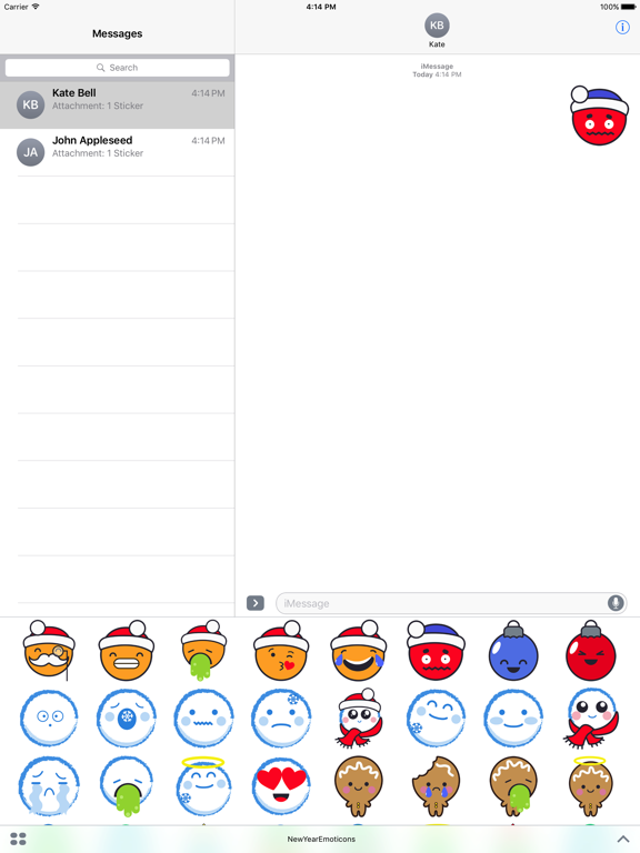 New Year Emoticonsのおすすめ画像3