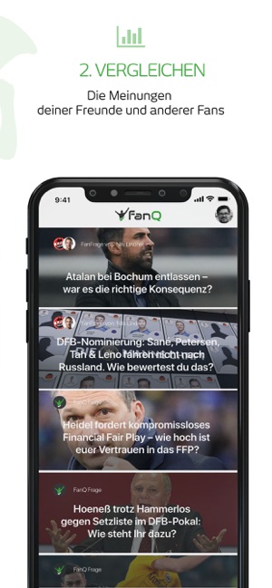 FanQ - Die Fussball Voting App(圖3)-速報App