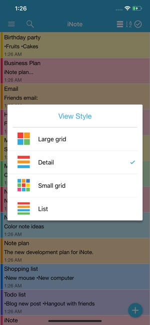 iNote - Sticky Note by Color on the App Store