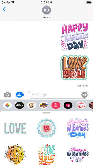 Happy Valentines Day Stickers∙ screenshot 2