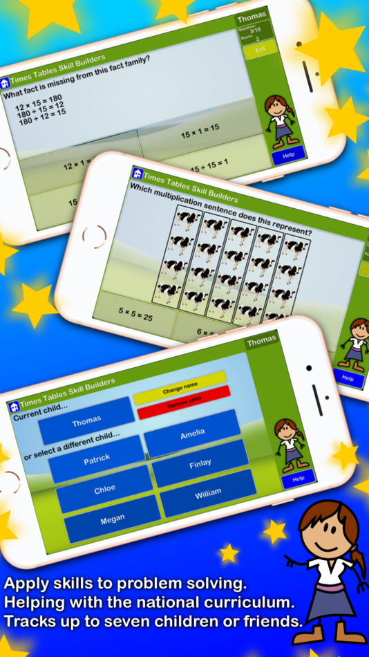 #3. Times Tables Skill Builders (iOS) 由: Hyperion Games (UK) LTD