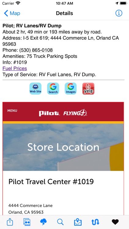 Truck & RV Fuel Stations