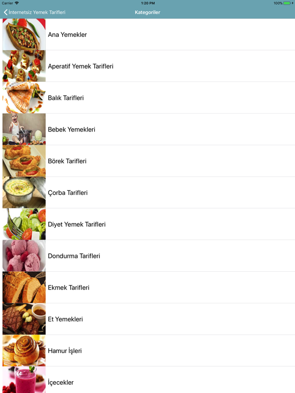 Screenshot #4 pour İnternetsiz Yemek Tarifleri