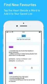 dictionary alpha iPhone Captures Décran 2