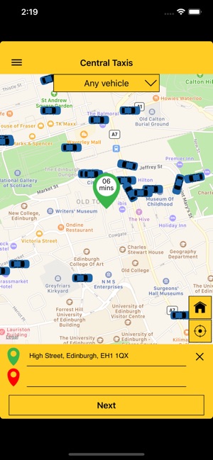 Central Taxis Edinburgh(圖2)-速報App