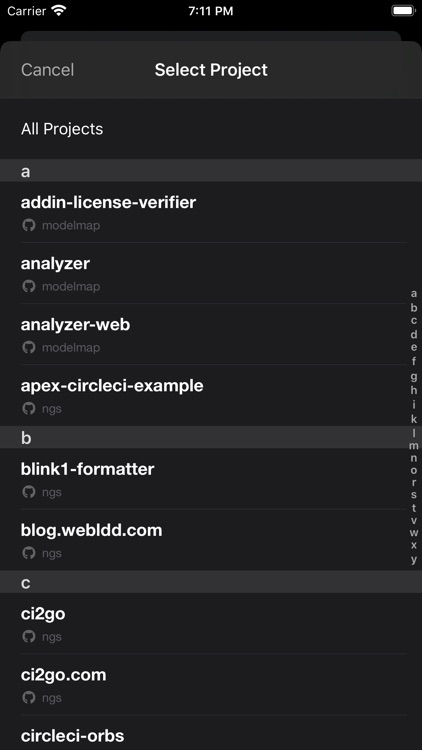 CI2Go The CircleCI Client screenshot-7