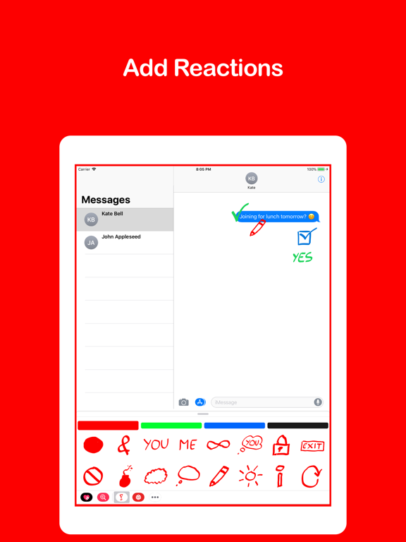 Screenshot #6 pour Marker & Highlighter Stickers