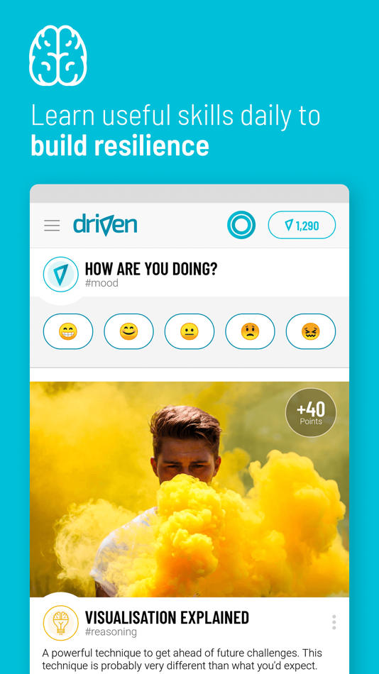 #2. Driven Resilience App (iOS) 由: Hello Driven