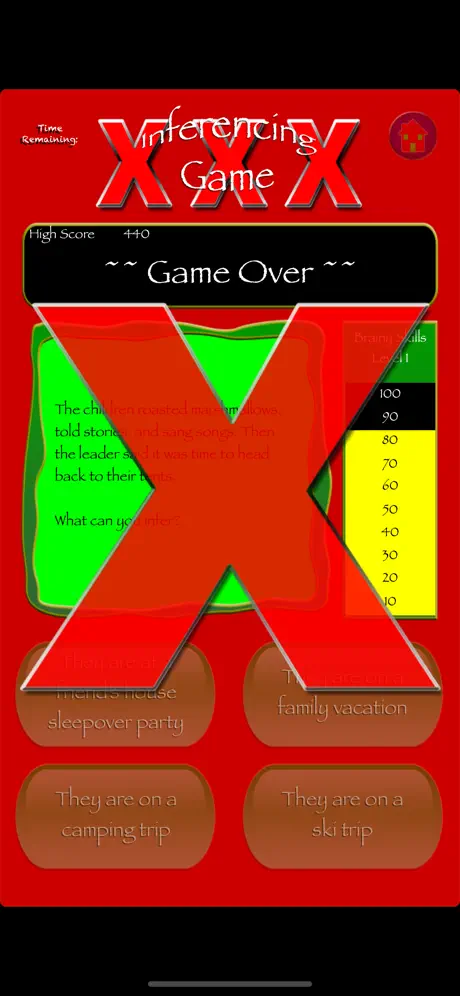 Brainy Skills Inferencing Game
