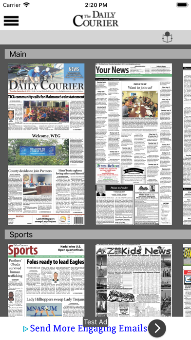 The Daily Courier screenshot