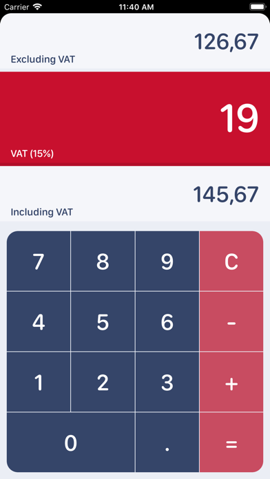 South African VAT Calculator screenshot 2