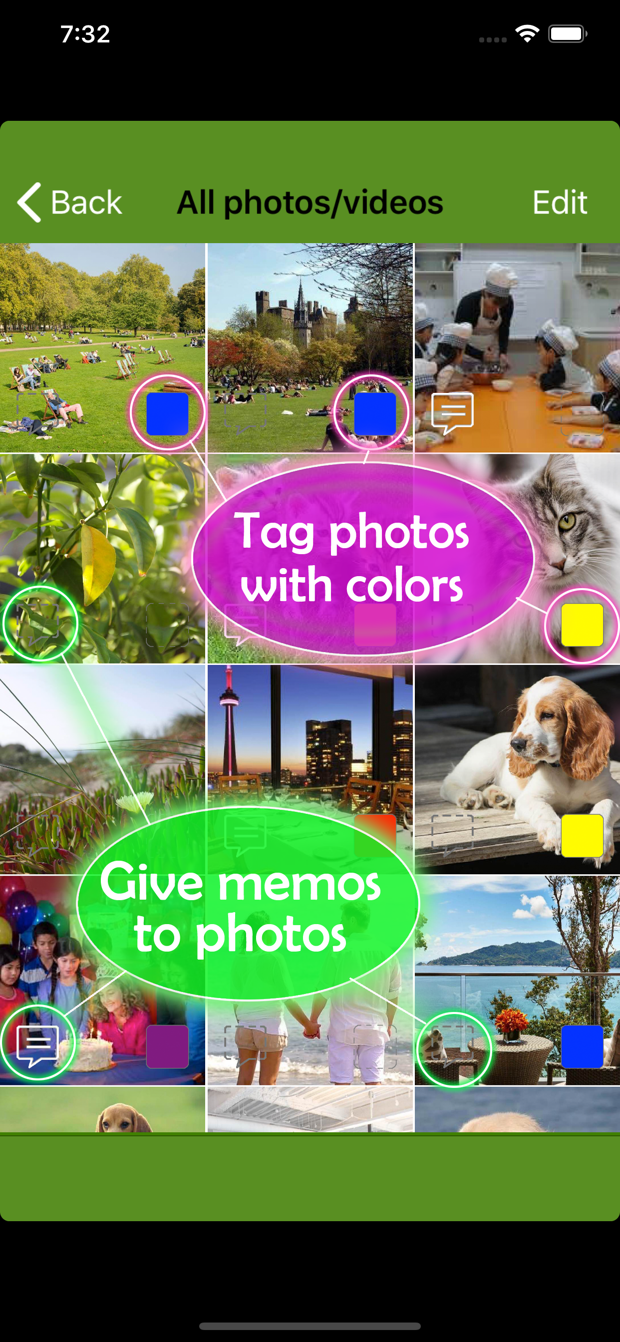 Tag Photo - clean storage