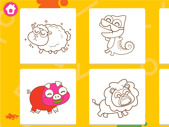 CandyBots Coloring Book Kids iPad screenshot