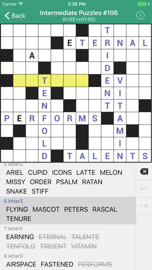 Fill-In Crosswords (Word Fit) screenshot 2
