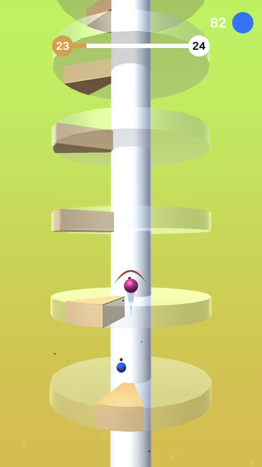 #3. Helix Bounce (iOS) 由: Mohammad Oumari