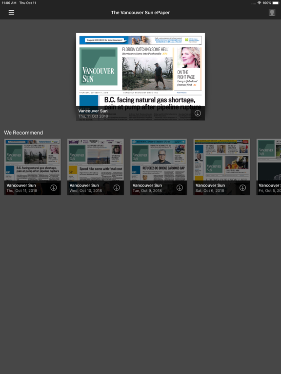 Screenshot #4 pour The Vancouver Sun ePaper