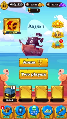 Pirate Cards - Treasure Battle screenshot 3