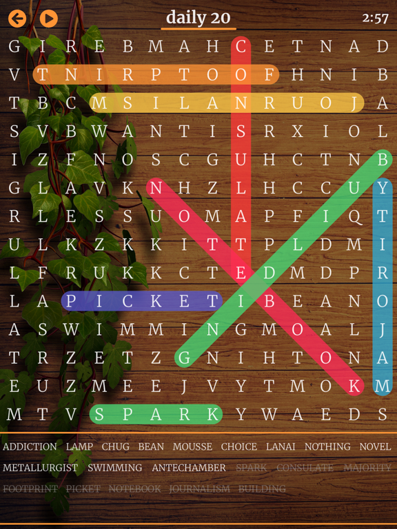 Word Search - Infinite puzzles iPad screenshot 5 - Games app