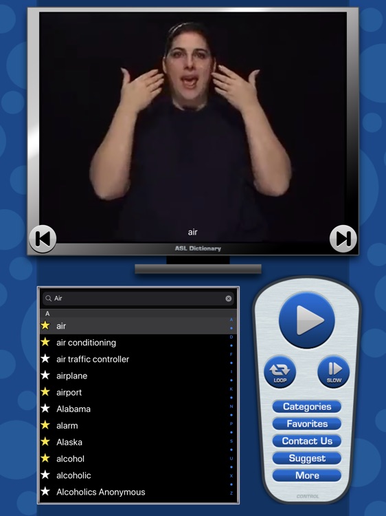 ASL Dictionary for iPad screenshot-4