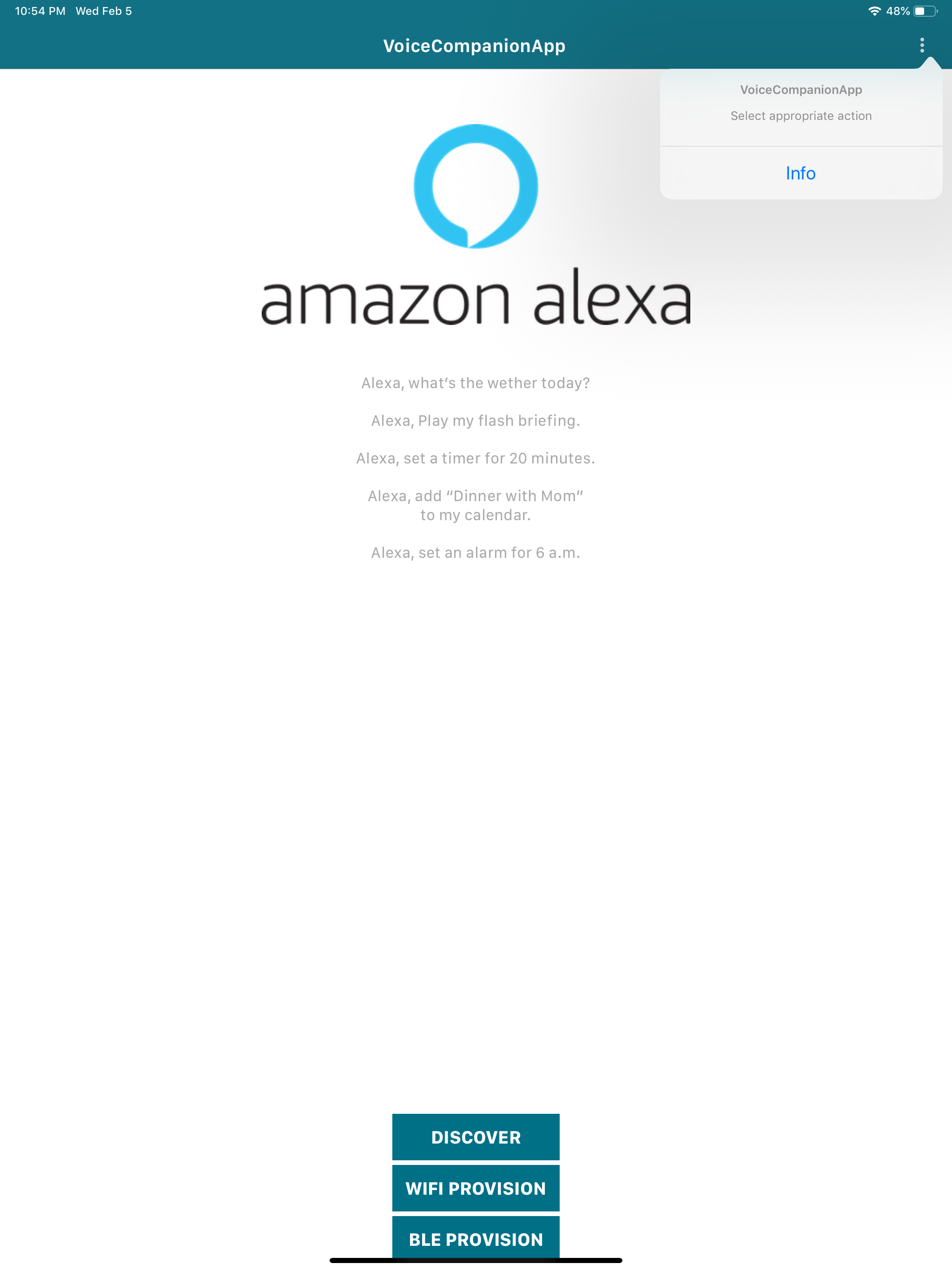 NXP Voice Companion App
