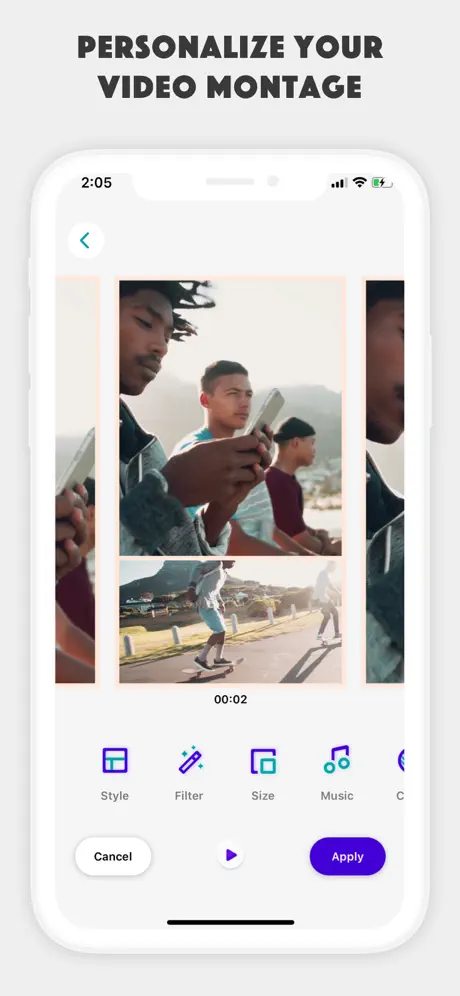 Vibes Video Collage Editor