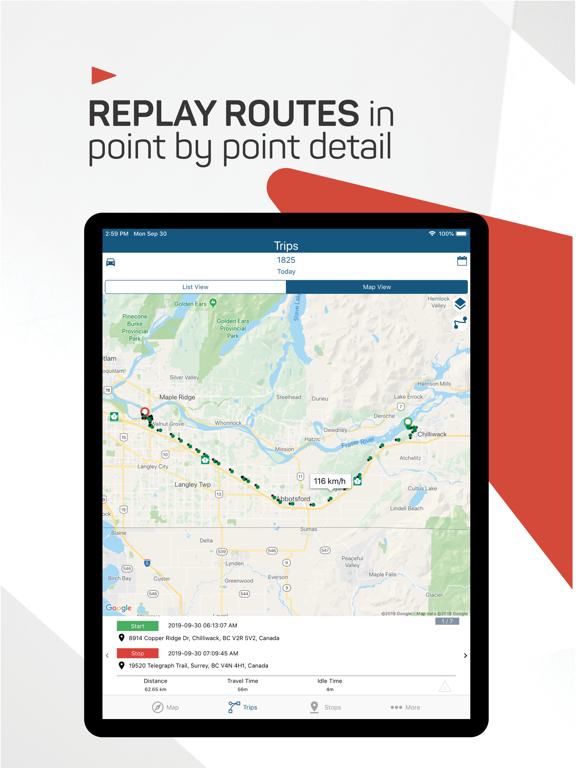 Titan GPS Fleet iPad screenshot 4 - Business app