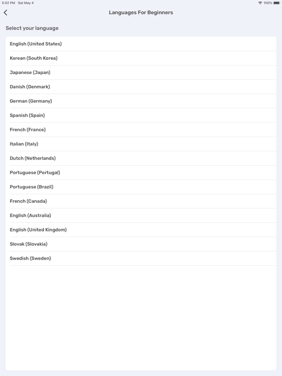 Screenshot #5 pour Learn Spanish - For Beginners
