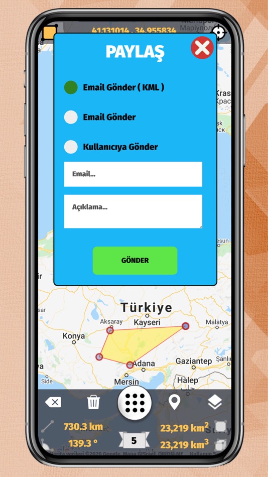#4. GPS Alan Ölçümü Lite (iOS) 由: Oceanic Software