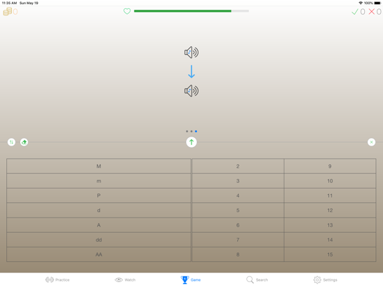Music Intervals Trainer iPad screenshot 3 - Music app