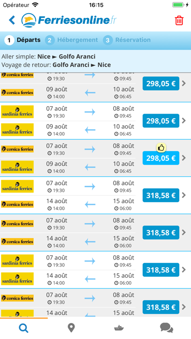 Screenshot #2 pour Ferries on line