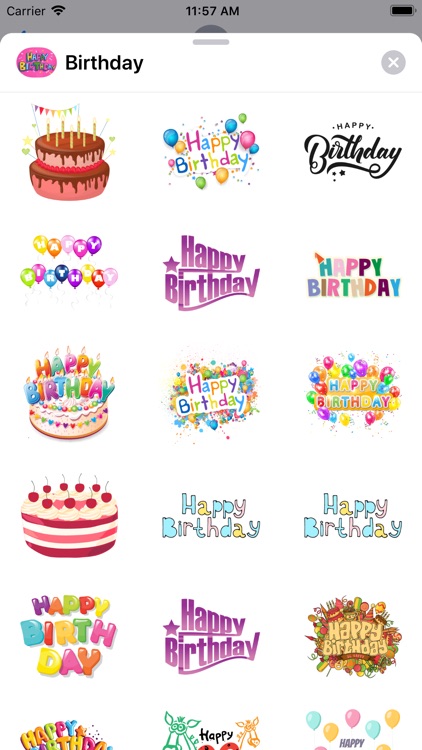 100+ Happy Birthday Stickers screenshot-3