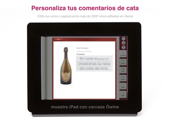 Owine iPad screenshot