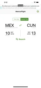 Mexico Flight Lite screenshot #1 for iPhone