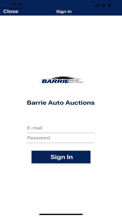Barrie Auto Auction Live Screenshot