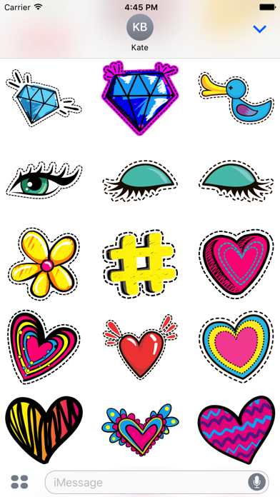 Dashed Fashion Stickers Screenshot