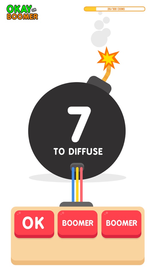 #1. Okay or Boomer! (iOS) Bởi: Most Played Games Inc